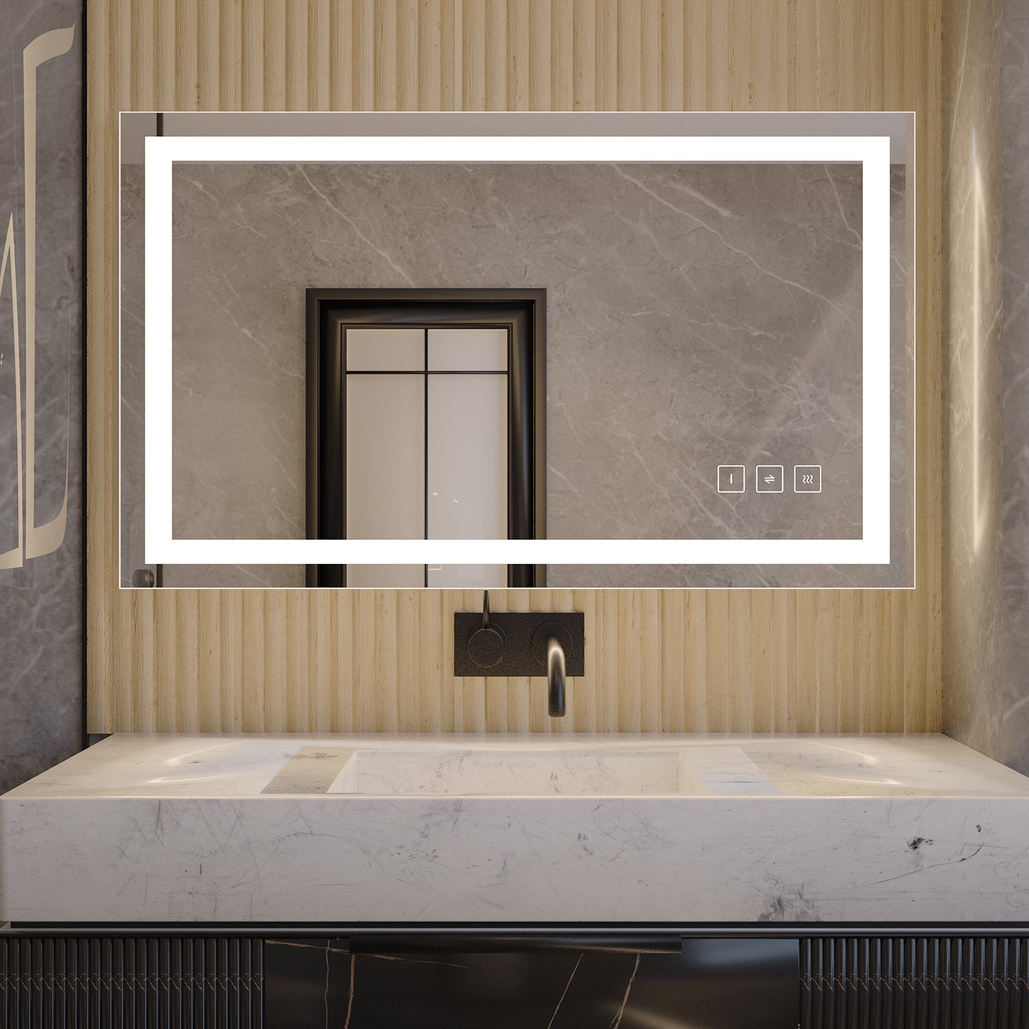Hauschen Home Led Lighted Bathroom Mirror at Madeline Hardwicke blog